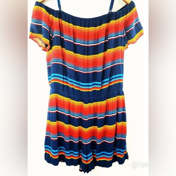 REVOLVE I 1. State Fiesta On/Off Shoulder Romper or Playsuit - Picture 4 of 4